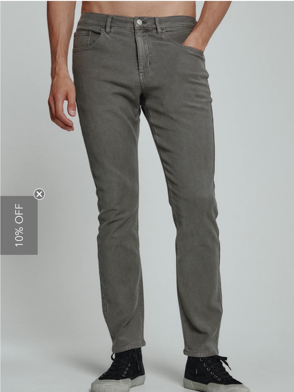 Men’s 7 Diamonds Generation 5 Pocket Straight Grey Jeans